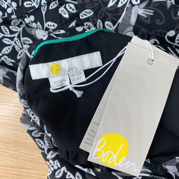 Boden Sylvia Dress Size US 8 Parrot Paradise Novelty Career Teacher Twee Funky - Picture 8 of 16